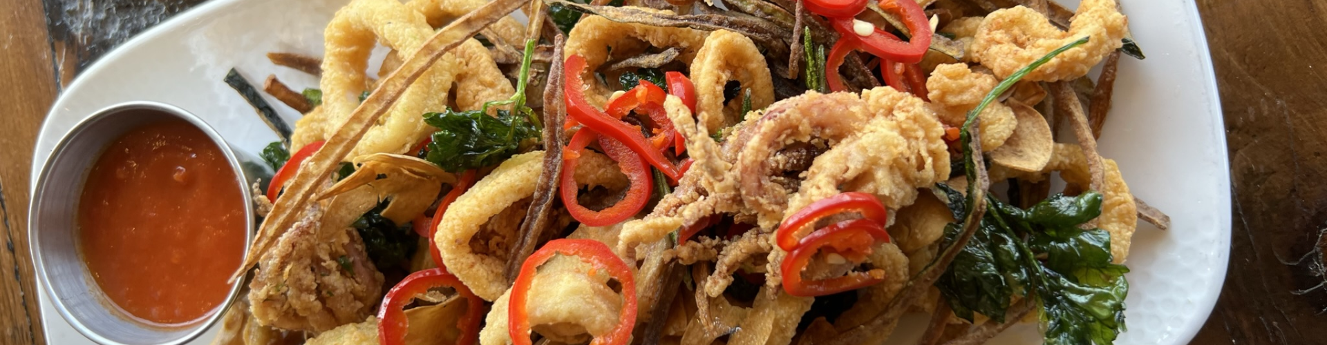 close-up of plate of