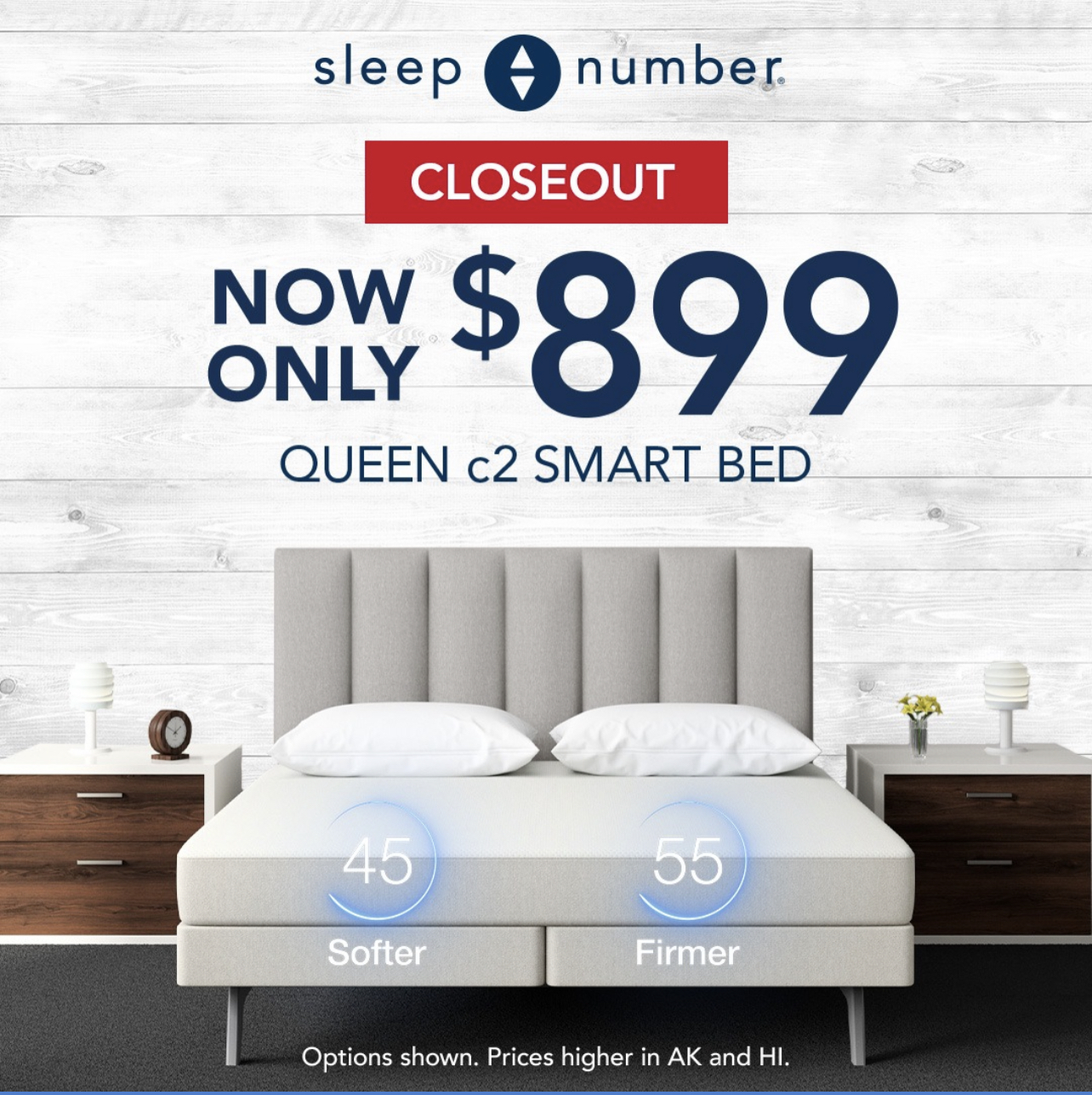 Sleep Number 4th of July Closeout icon