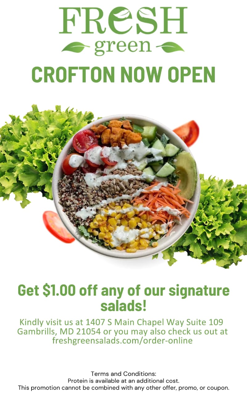 Fresh Green NOW OPEN icon
