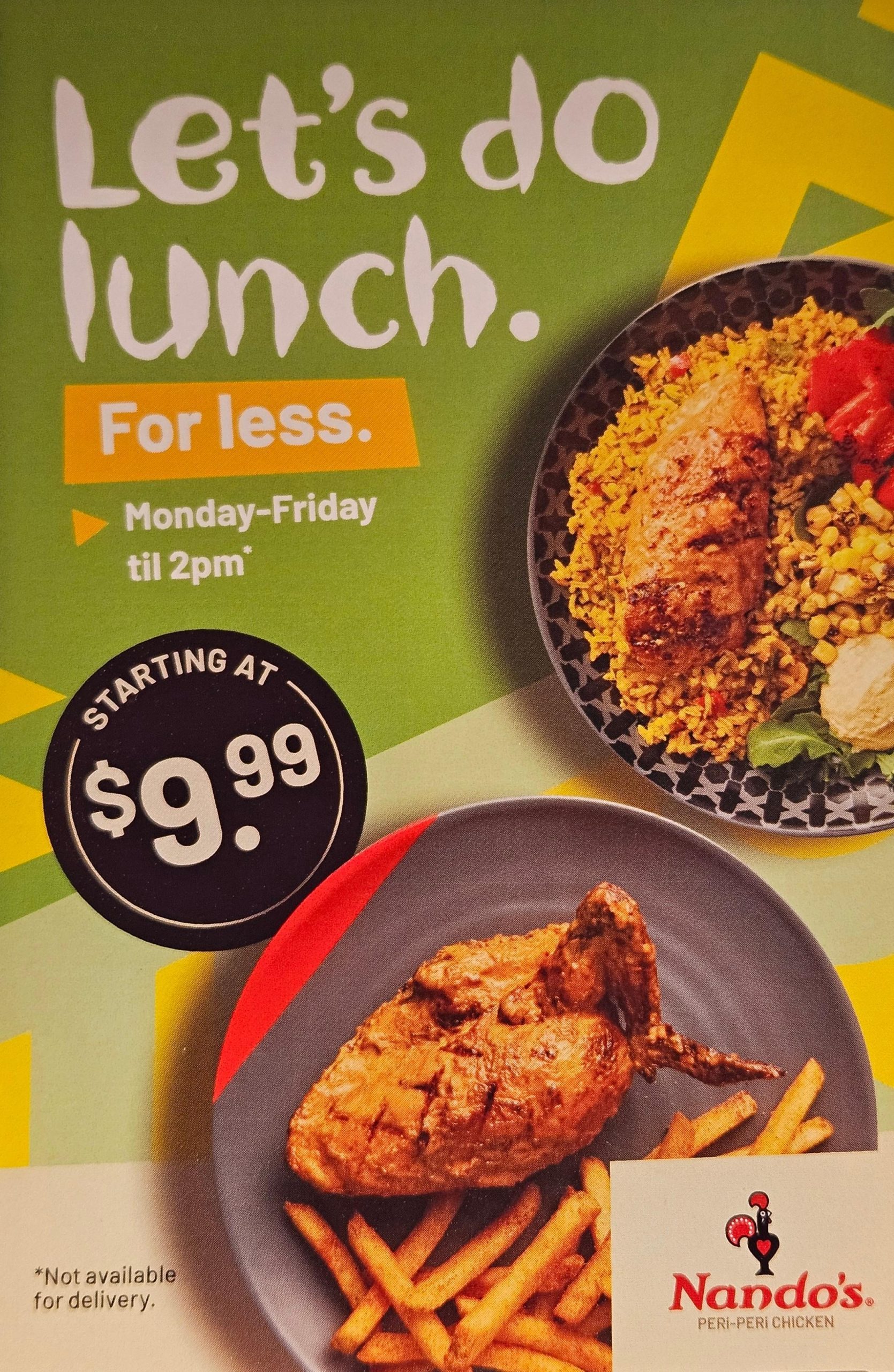 Nandos menu and prices 2020 sales